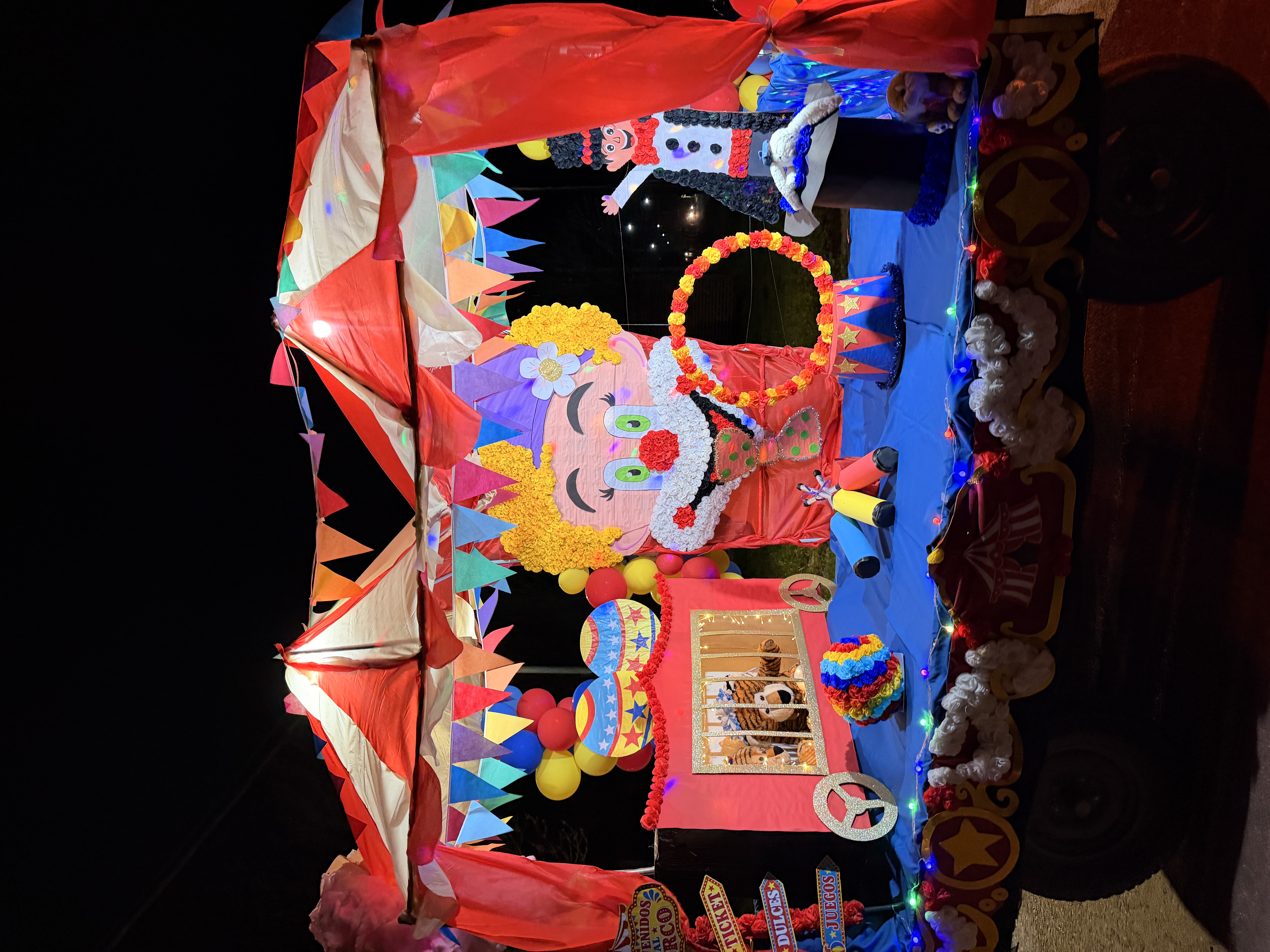 Carroza del circo — Fiesta de la Primavera 2026 Inés Indart